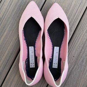 Rothy’s OG Pink Birdseye White Halo